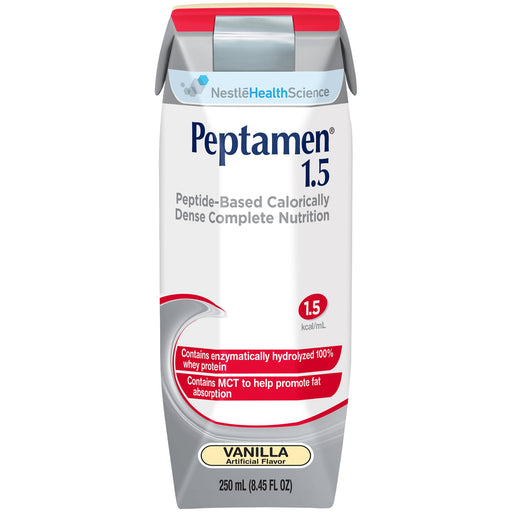 Peptamen® 1.5 Vanilla Tube Feeding Formula 8.45 oz. Unflavored-  24/Carton - Medical Supply Surplus