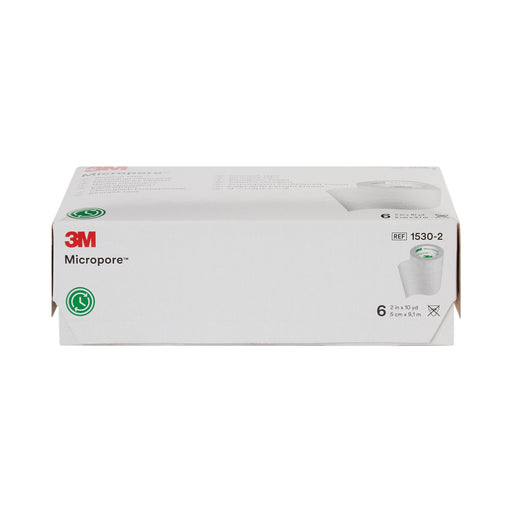3M™ Micropore™ White 2 Inch X 10 Yard Paper Medical Tape - Medical Supply Surplus