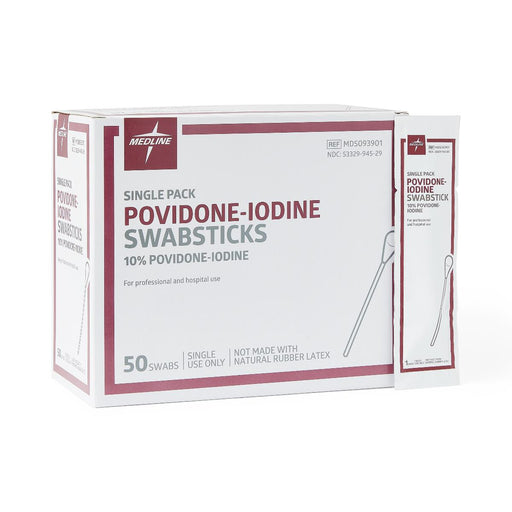 Povidone-Iodine PVP Swabsticks - Medical Supply Surplus