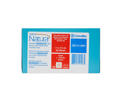 SUR-FIT 411804 Natura® Durahesive®Ostomy Skin Barrier - Medical Supply Surplus