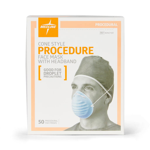 Surgical Cone-Style Procedure Mask NON27381 - Case of 300 - Medical Supply Surplus