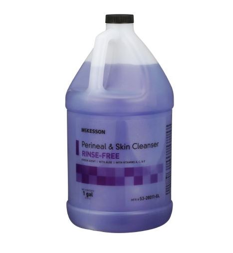 McKesson Rinse-Free Perineal Wash Fresh Scent - Gallon - Medical Supply Surplus
