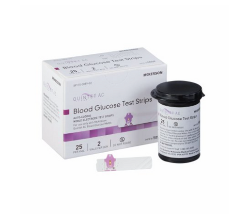 QUINTET AC®  Blood Glucose Test Strips - Medical Supply Surplus