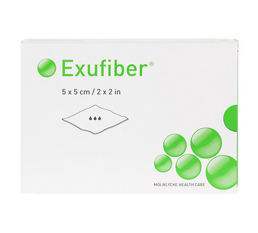 Exufiber 2 x 2 Dressing - Box of 10 - Medical Supply Surplus