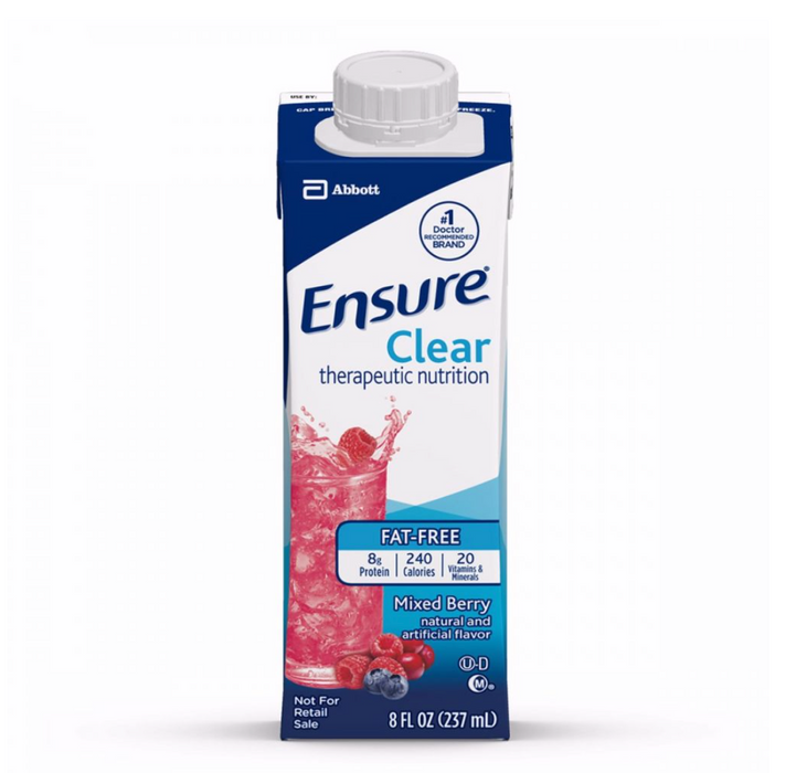 Ensure® Clear 8 oz. Container Carton - Case of 24 - Medical Supply Surplus
