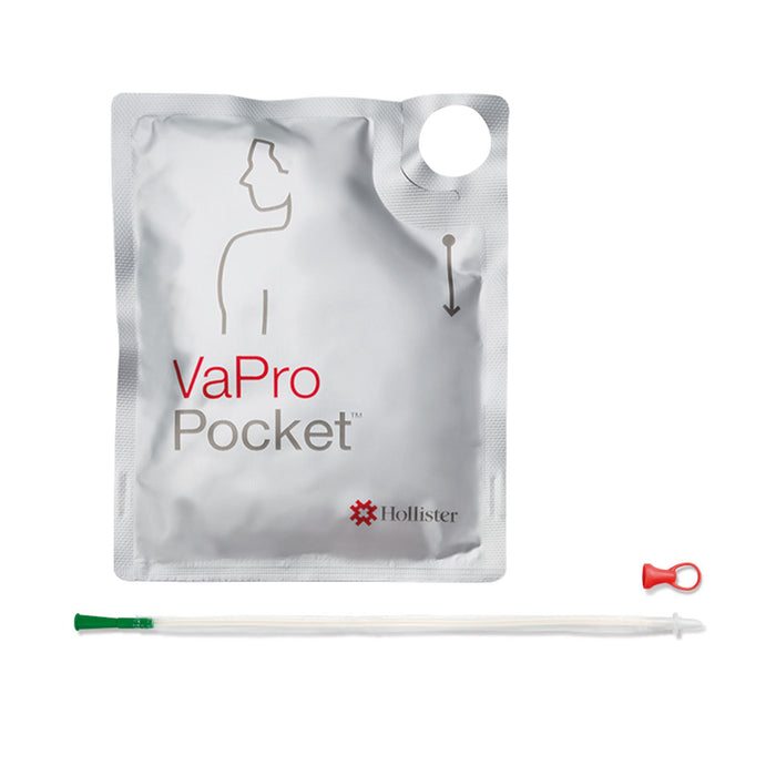 VaPro™ Plus Pocket® Straight Tip Intermittent Catheter Tray - 16 Inch - Medical Supply Surplus