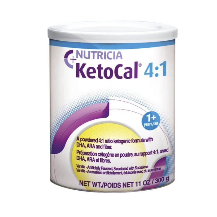 KetoCal 4:1 Vanilla Powder 300 g can front