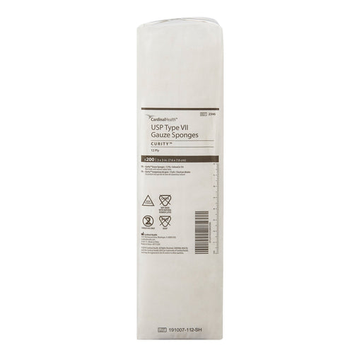 Curity™ 3x3 Non Sterile 12-Ply Gauze Sponges - 2346 - Medical Supply Surplus