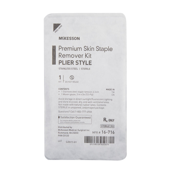 McKesson Skin Staple Removal Kit - 16-716 - Medical Supply Surplus