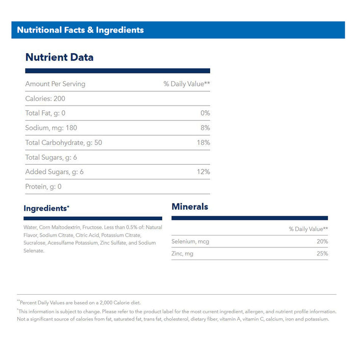 Ensure Pre-Surgery Strawberry nutrition facts