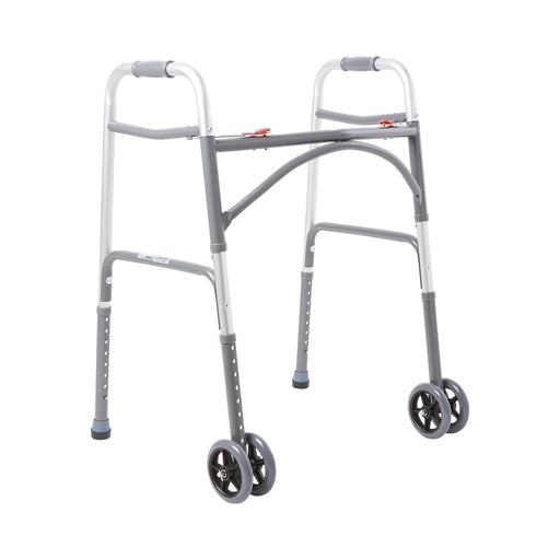 Bariatric Folding Adjustable Height Walker - 500lbs Capacity - Medical Supply Surplus