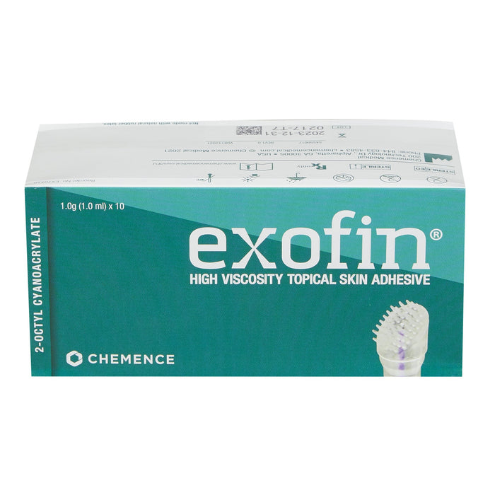 Exofin® 1 mL High Viscosity Skin Adhesive - Box of 10 - Medical Supply Surplus