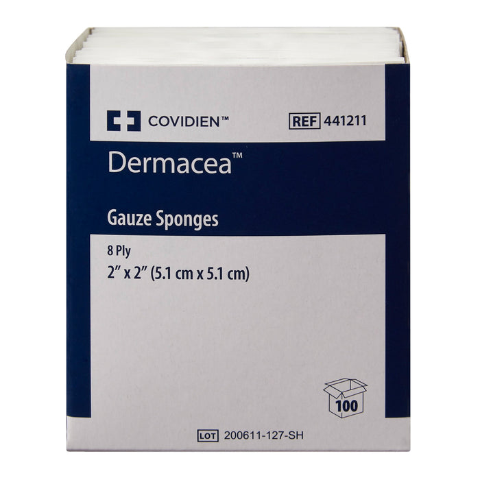 Dermacea™ 2 X 2 Inch 8-Ply Gauze Sponges - 441211 - Medical Supply Surplus