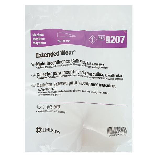 Hollister 9207 Male Extended Wear Medium Catheter - Box of 30 - Medical Supply Surplus