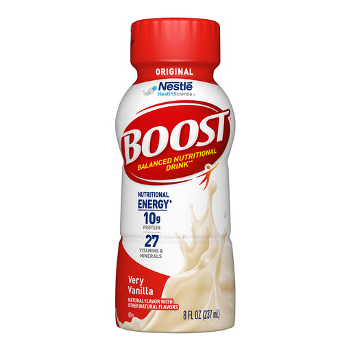 Boost® Original Very Vanilla Nutritional Drink 8oz Bottle - Case of 24 - Medical Supply Surplus