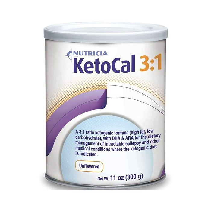KetoCal 3:1 Unflavored Powder 11 oz can front