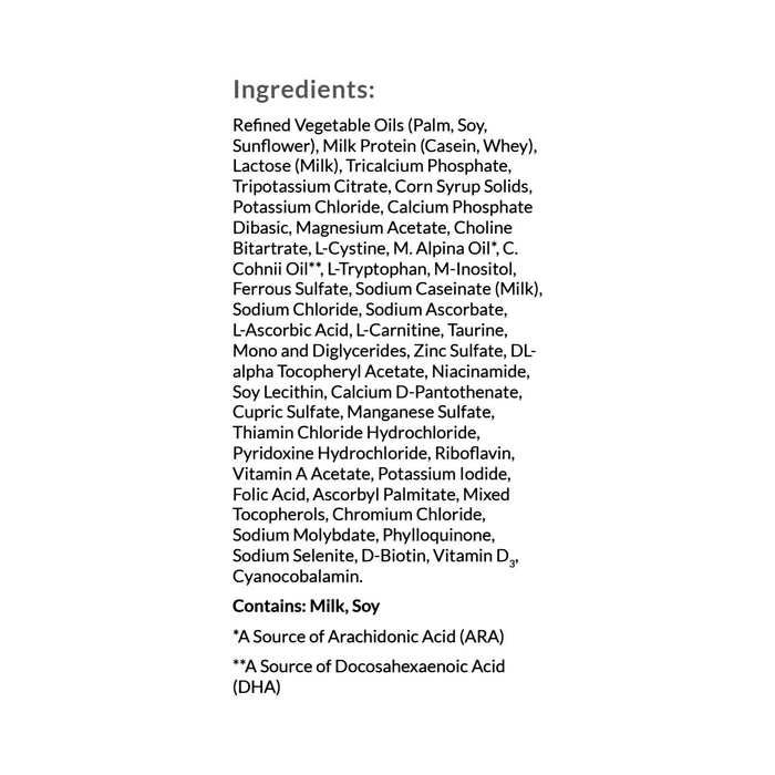 KetoCal 3:1 Unflavored Powder ingredients