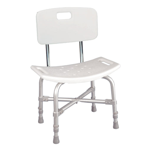 Bariatric Aluminum Bath Bench with Back - Medical Supply Surplus