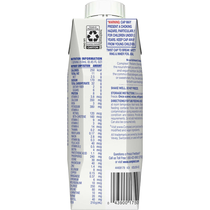 Compleat® Pediatric Standard 1.0 Pediatric Oral Formula 8oz - Case of 24 - Medical Supply Surplus