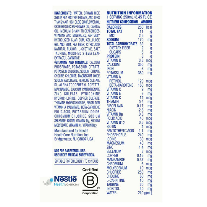 Compleat® Pediatric Standard 1.0 Pediatric Oral Formula 8oz - Case of 24 - Medical Supply Surplus
