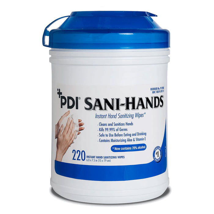 Sani-Hands® Hand Sanitizing Wipes - P15984 - Medical Supply Surplus