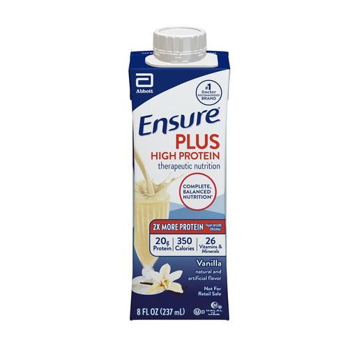 Ensure® Plus High Protein Therapeutic Nutrition Shake 8oz - Case of 24 - Medical Supply Surplus