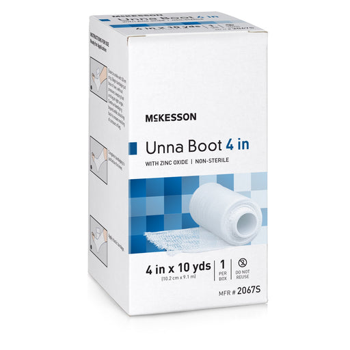 McKesson Unna Boot 4" with Zinc Oxide - 2067S - Medical Supply Surplus