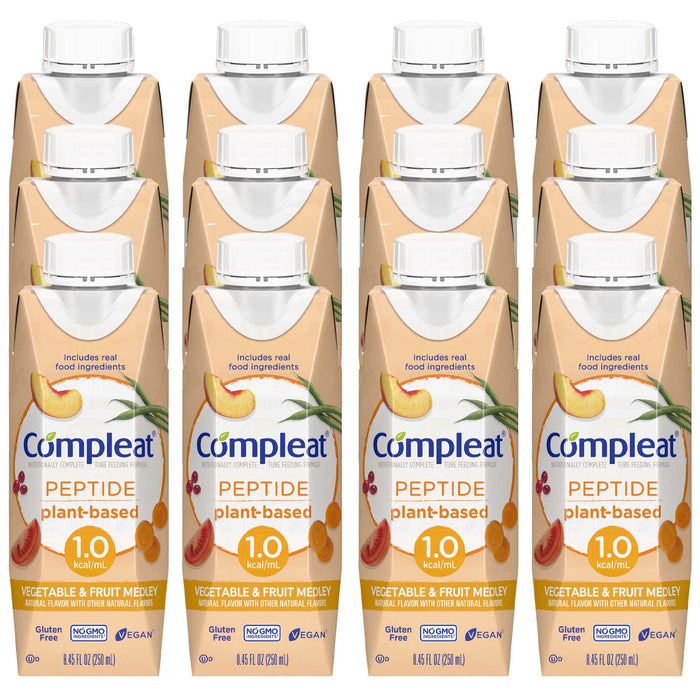 Compleat® Peptide 1.0 Cal Oral Supplement 8.45oz - Case of 24