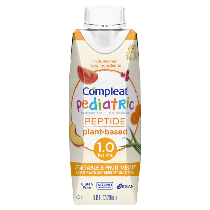 Compleat® Pediatric Peptide 1.0 Tube Feeding Formula 8oz - Case of 24