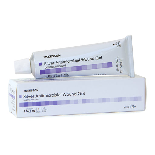 McKesson Silver Antimicrobial Wound Gel - 1.57 oz - Medical Supply Surplus