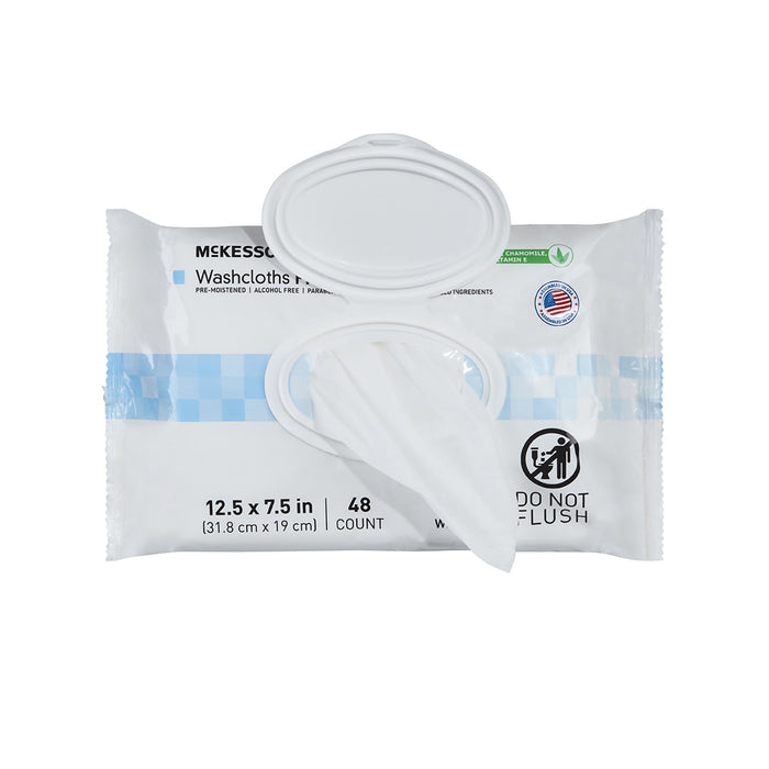 McKesson Washcloths Unscented - Case of 576 - Medical Supply Surplus