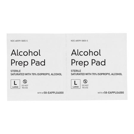 McKesson Large Alcohol Prep Pad packet