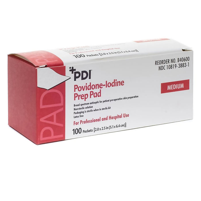 PDI® Povidone-Iodine Prep Pad - B40600 - Medical Supply Surplus