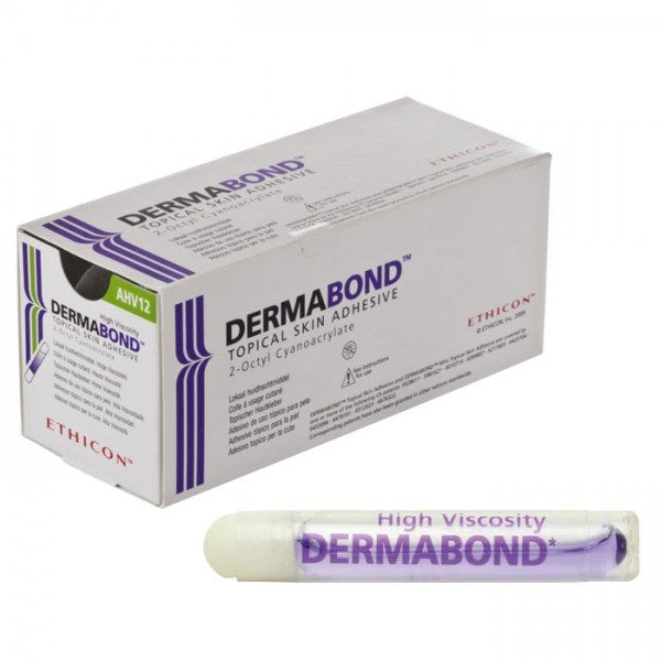 Dermabond High Viscosity Mini - AHV12 (Box of 12) - Medical Supply Surplus