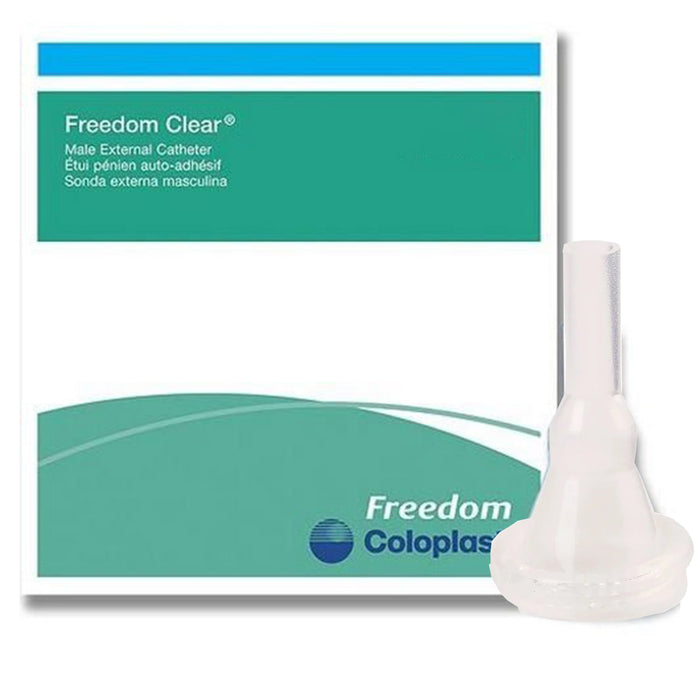 Freedom Cath®  Male External Catheter Self-Adhesive Strip Latex - (Box of 100)