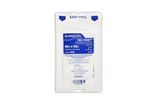 Surgicel™ Nu-Knit 1946 6 x 9 Inch Absorbable Hemostat - Single - Medical Supply Surplus