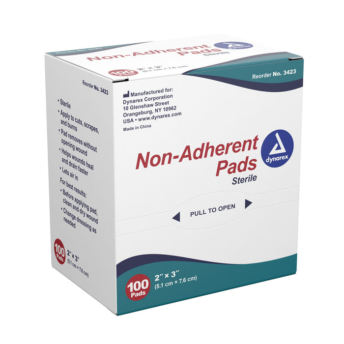 Dynarex® 2 X 3 Inch Non-Adherent Pads