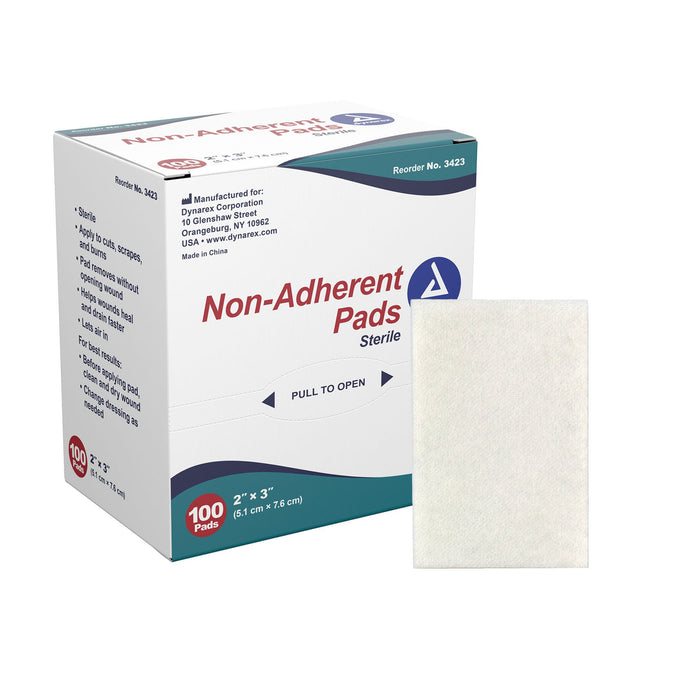 Dynarex® 2 X 3 Inch Non-Adherent Pads