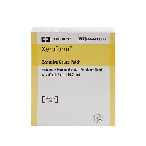 Xeroform™  4" x 4" Occlusive Gauze Patch - Box of 25 - Medical Supply Surplus