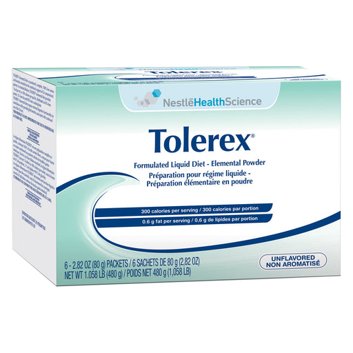 Tolerex® Unflavored Powder Oral Supplement - Case of 60 - Medical Supply Surplus
