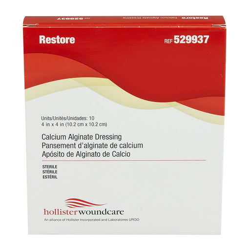 Restore™ 4 x 4 Calcium Alginate Dressing - Box of 10 - Medical Supply Surplus