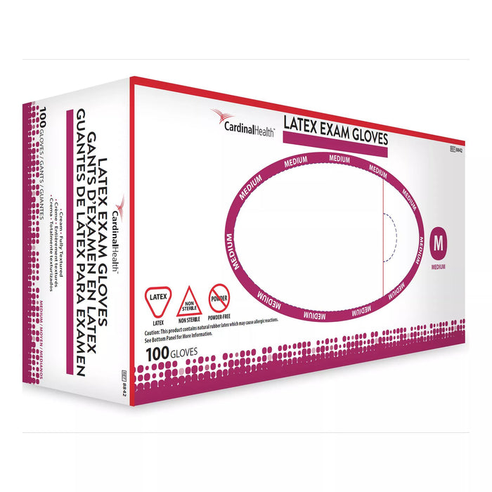 Positive Touch® Powder-Free Latex Exam Gloves - Medium