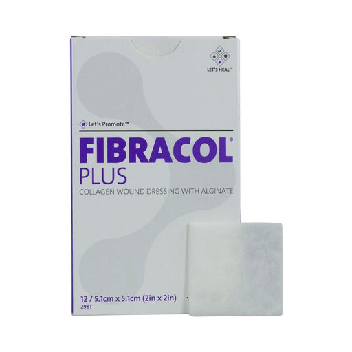 Fibracol™ Plus 2" x 2" Collagen Wound Dressing - Box of 12 - Medical Supply Surplus
