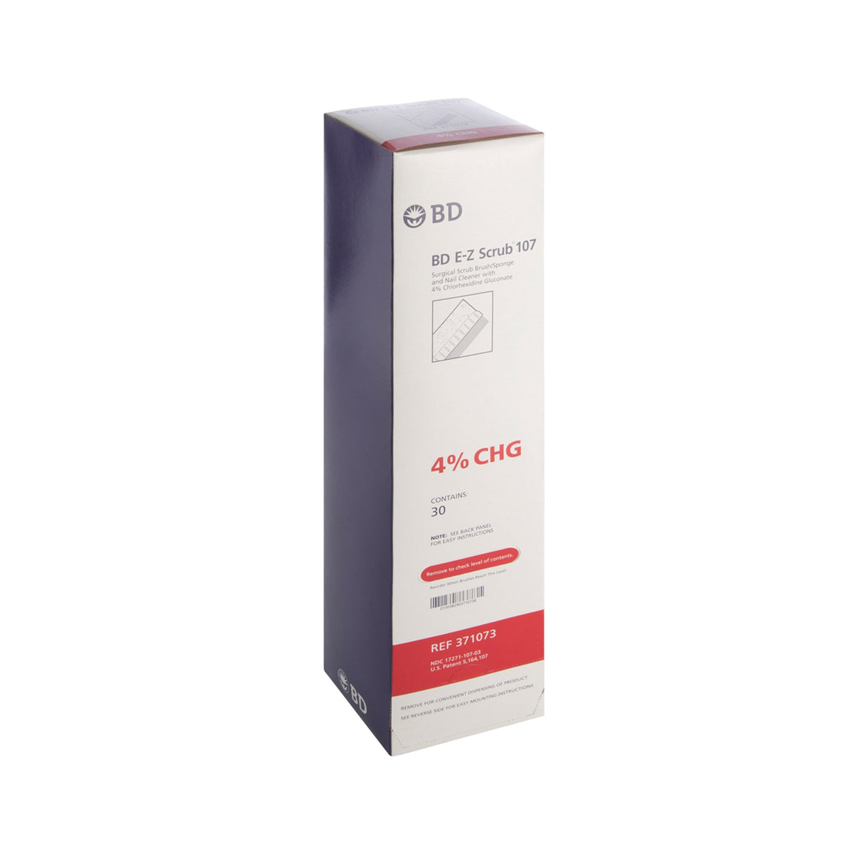 BD E-Z Scrub™ 4% CHG Impregnated Scrub Brush (371073) — Medical Supply ...