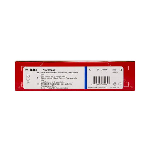 Hollister 18164 New Image™ Two-Piece Ostomy Pouch - Box of 10 - Medical Supply Surplus