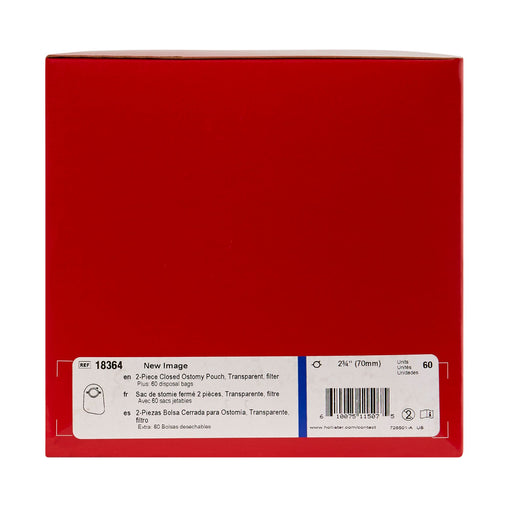 Hollister 18364 New Image™ Two-Piece Ostomy Pouch - Box of 60 - Medical Supply Surplus