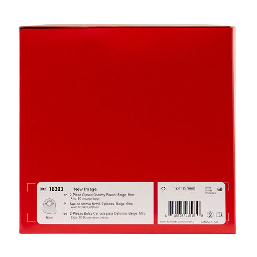 Hollister 18392 New Image™ Two-Piece Ostomy Pouch - Box of 60 - Medical Supply Surplus