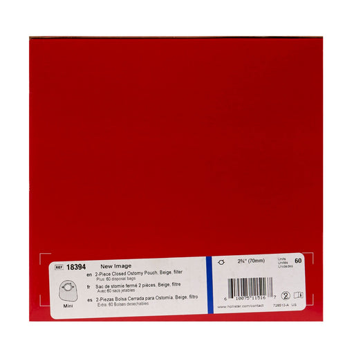 Hollister 18394 New Image™ Two-Piece Ostomy Pouch - Box of 60 - Medical Supply Surplus