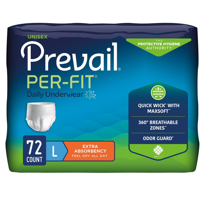 Prevail® Per-Fit® Pull On Incontinence Underwear - Large - Medical Supply Surplus