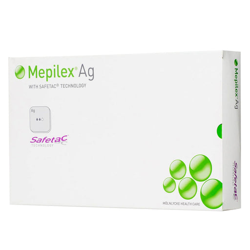 Mepilex® Ag 4" x 4" Foam Dressing- 287100 - Medical Supply Surplus
